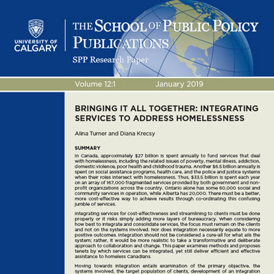 Bringing It All Together - Integrating Services to Address Homelessness