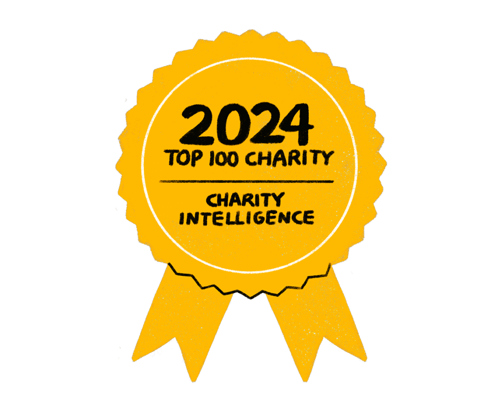 2024 top 100 charity badge